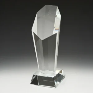 Endurance award with crystal construction