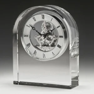 Epoch crystal clock with crystal construction