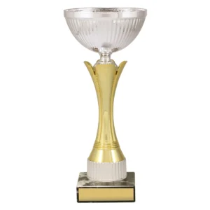 Gold / silver equity with plastic / metal / marble construction