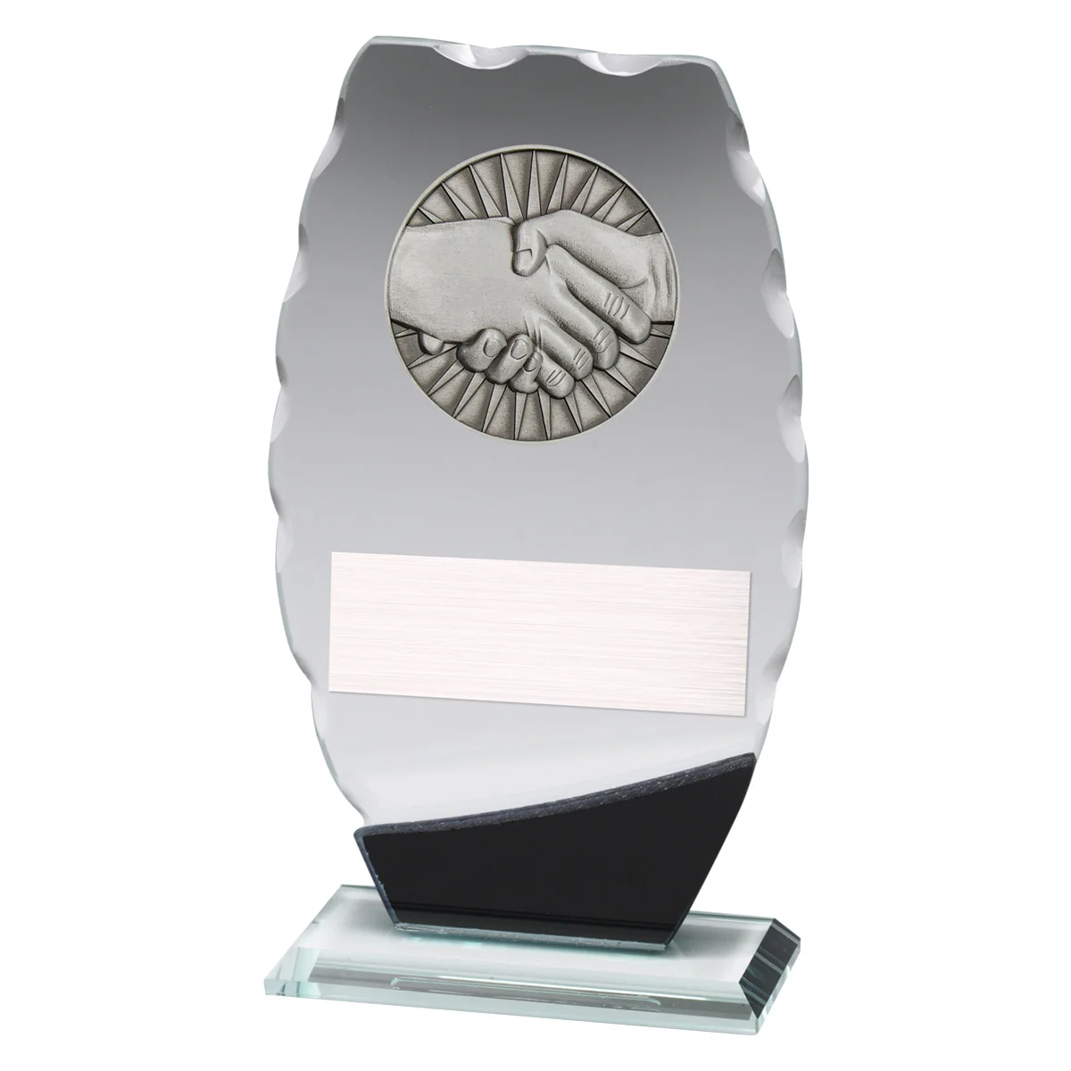 wm728a Fair play clipped oval with glass construction