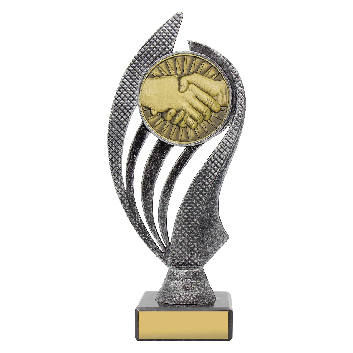 -gold Silver / gold fair play husky with plastic / metal / marble construction