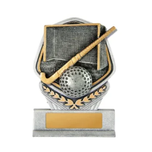 Silver / gold falcon tower-hockey with res / ilient construction