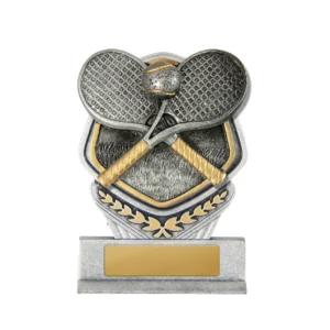 Silver / gold falcon tower-tennis with res / ilient construction