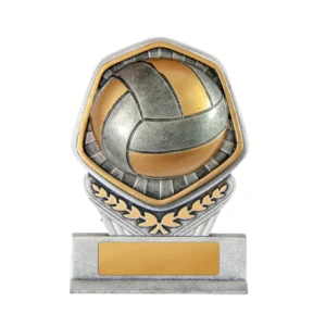 Silver / gold falcon tower-volleyball with res / ilient construction
