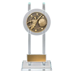 Gold fielding spartan glass with glass construction