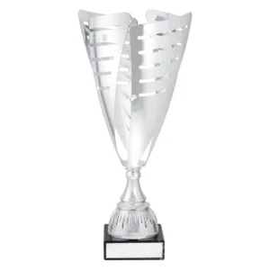 Silver fiore cup with plastic / metal / marble construction