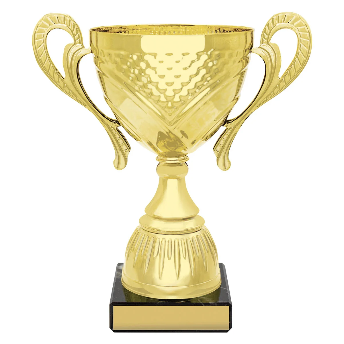 cup161a-gold Gold flagstone with plastic / metal / marble construction