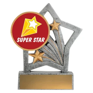 Silver flash - super star with resin construction
