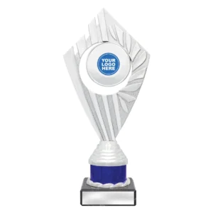 Blue flyer series - silver / blue with plastic / marble construction
