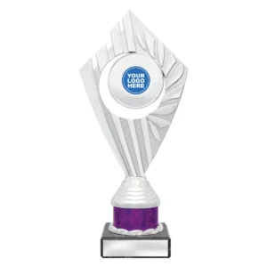Purple flyer series - silver / purple with plastic / marble construction