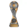 31704c-silver-and-gold Silver & gold football apex with resin construction