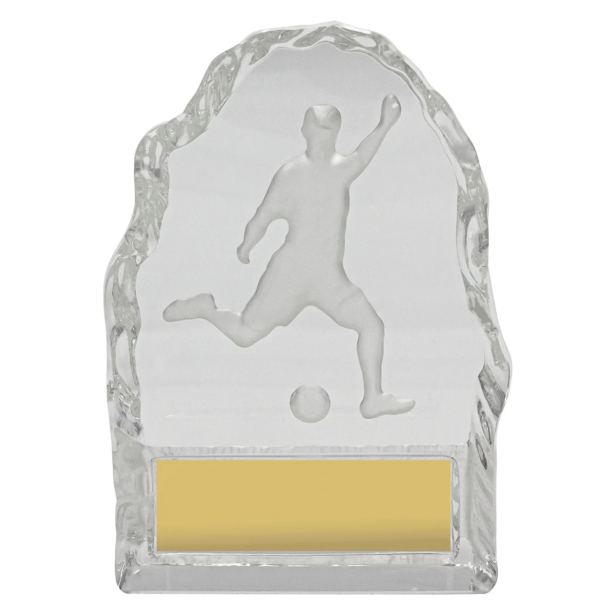 cn880 Football crystal iceberg award with crystal construction