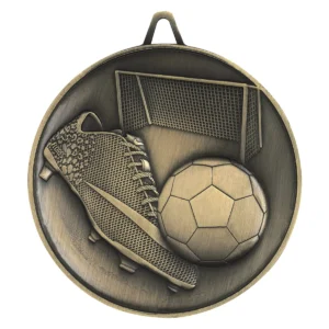 Gold football heavyweight with metal construction