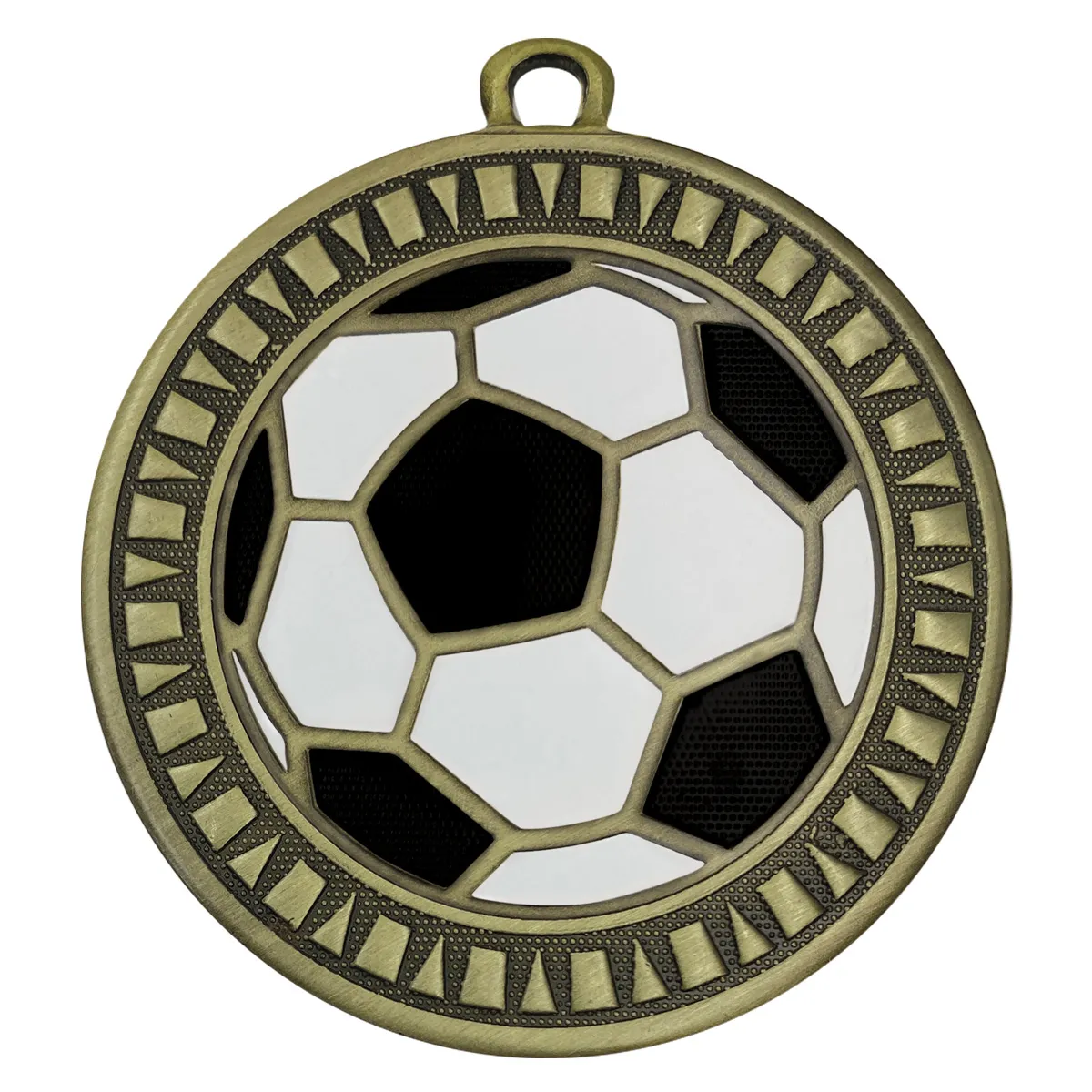 ms604g-gold Gold football spark with metal construction
