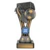 f538a-silver Silver football synergy with plastic / marble construction
