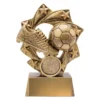 33138a-gold Gold football tracer with resin construction