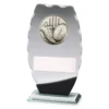 Footy clipped oval with glass construction