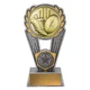Silver / gold footy polaris with resin / metal construction