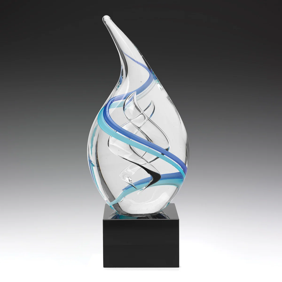 Blue fusion with glass construction