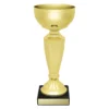 cup163a-gold Gold geneva cup with plastic / metal / marble construction