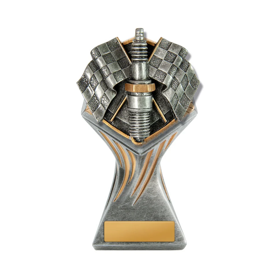 -gold Silver / gold gladiator series-motorsports with resin construction