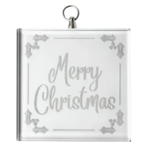 Glass medal - square with glass construction