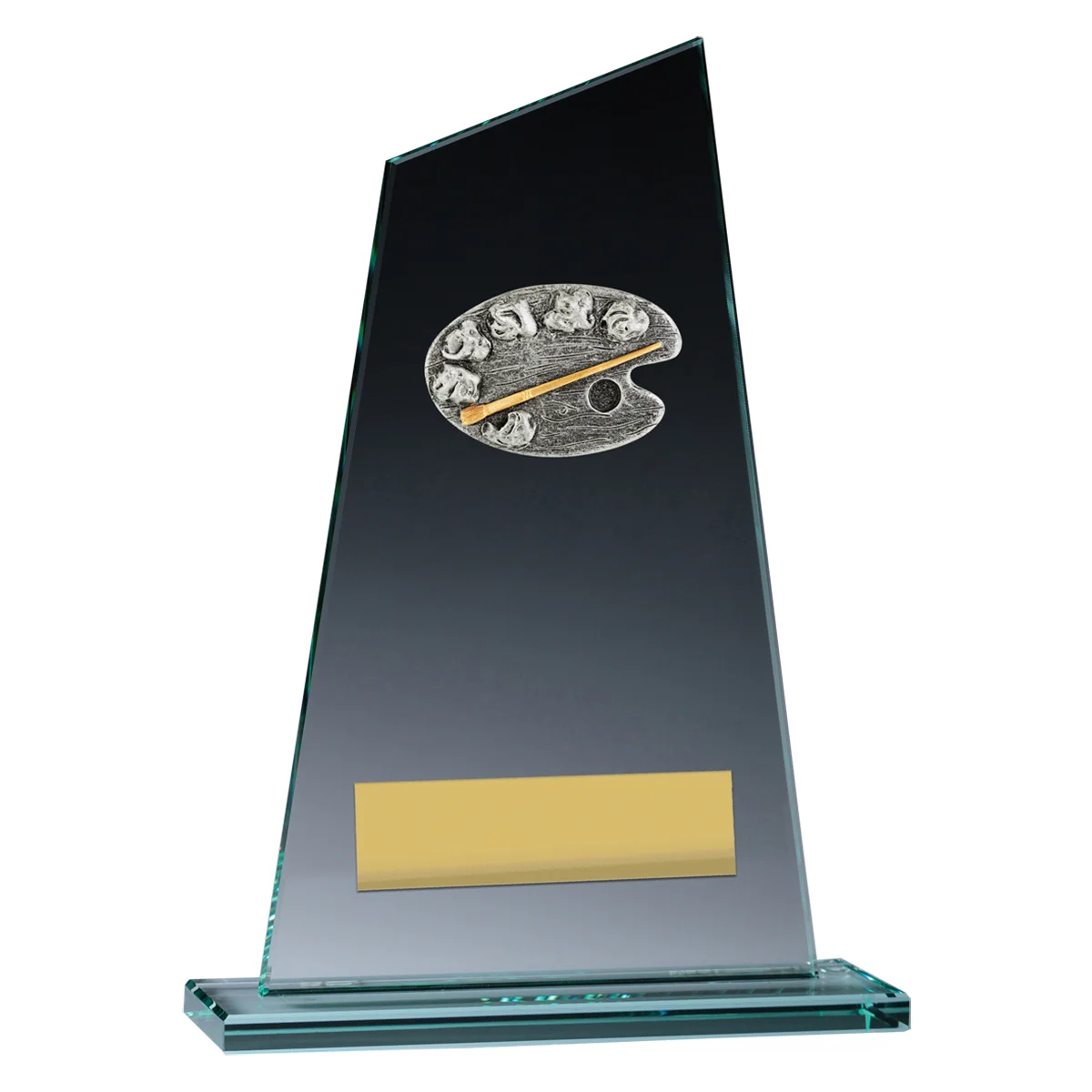 vp106a Glass peak - art with glass construction