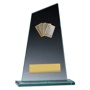 Glass peak - cards with glass construction