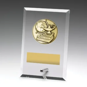 Glass plaques - academic with glass construction