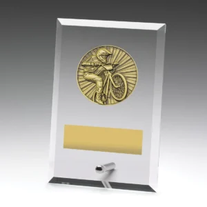 Glass plaques - bmx with glass construction