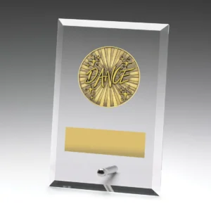 Glass plaques - dance with glass construction