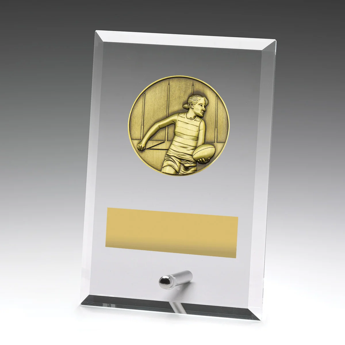 dy187a-grey-bg Glass plaques - female with glass construction