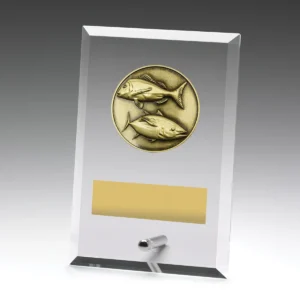 Glass plaques - fishing with glass construction