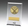 Glass plaques - pool with glass construction