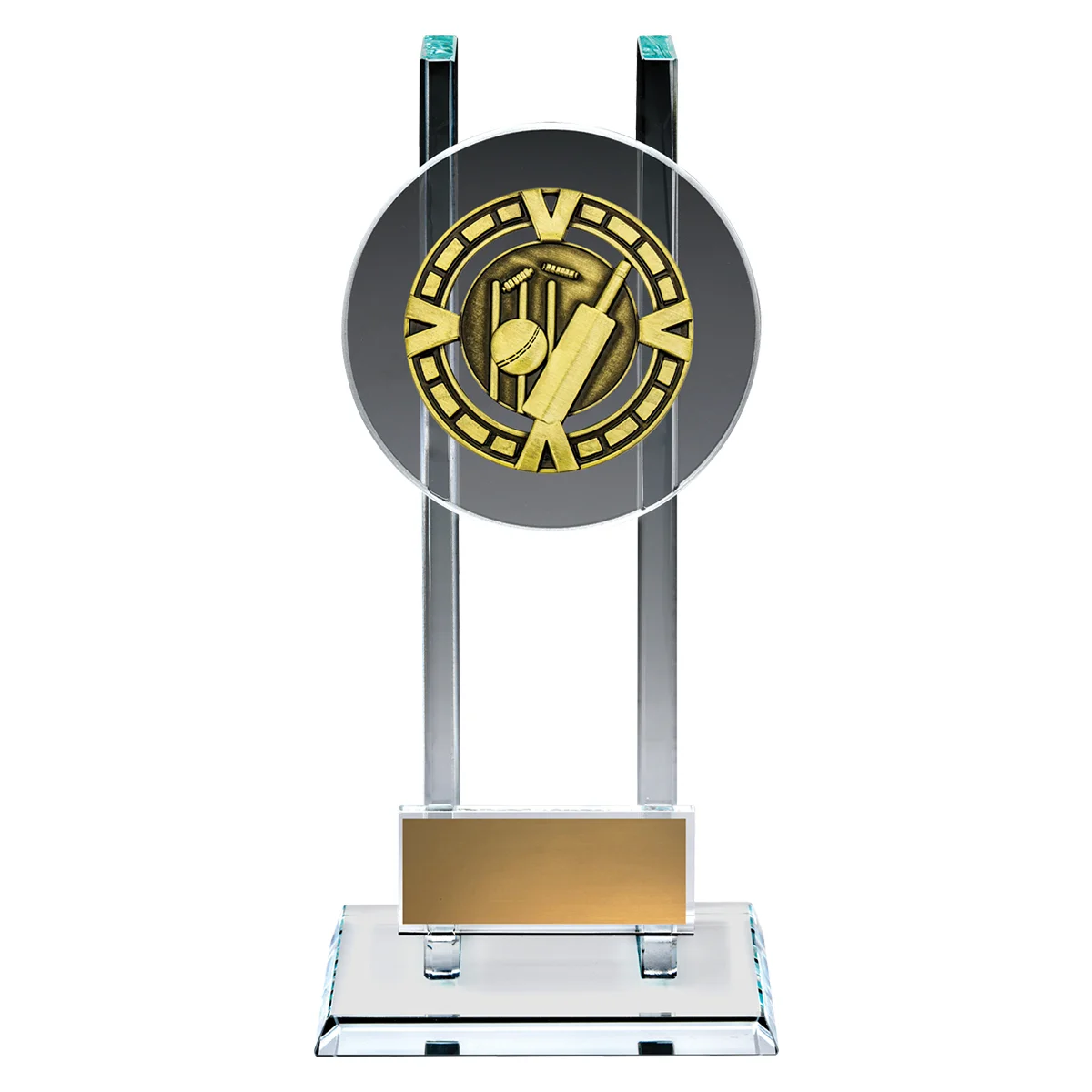 Glass varsity - cricket with metal / glass construction