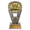 -gold Silver / gold go kart polaris with resin / metal construction