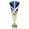 cup133a-blue Blue gold & blue phantom with plastic / metal / marble construction