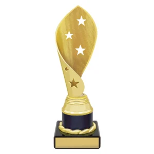 Gold gold festival cup with plastic / marble construction