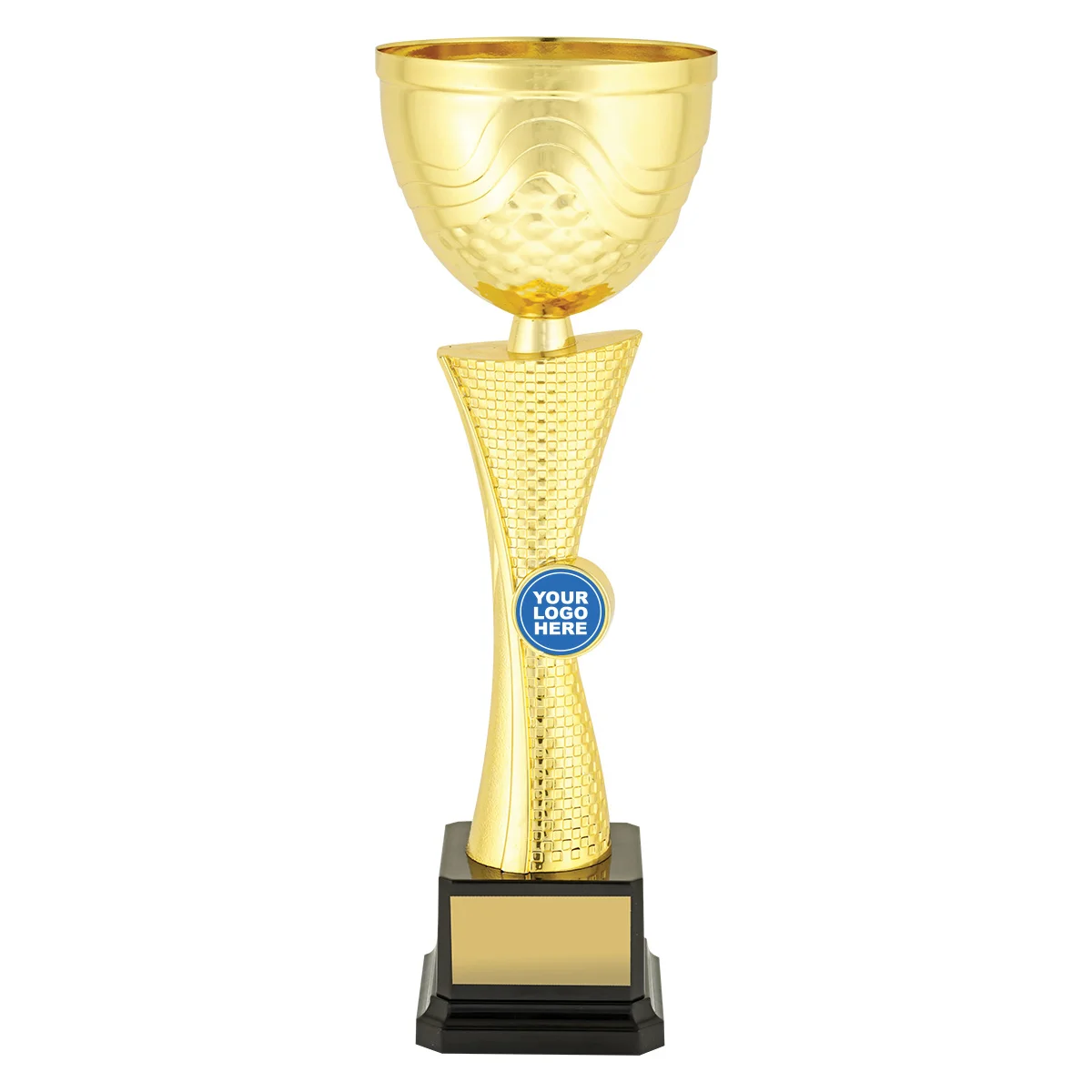 cup154a-gold Gold gold helix with plastic / metal construction