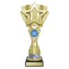 x502b-gold Gold gold kudos cup with plastic / marble construction