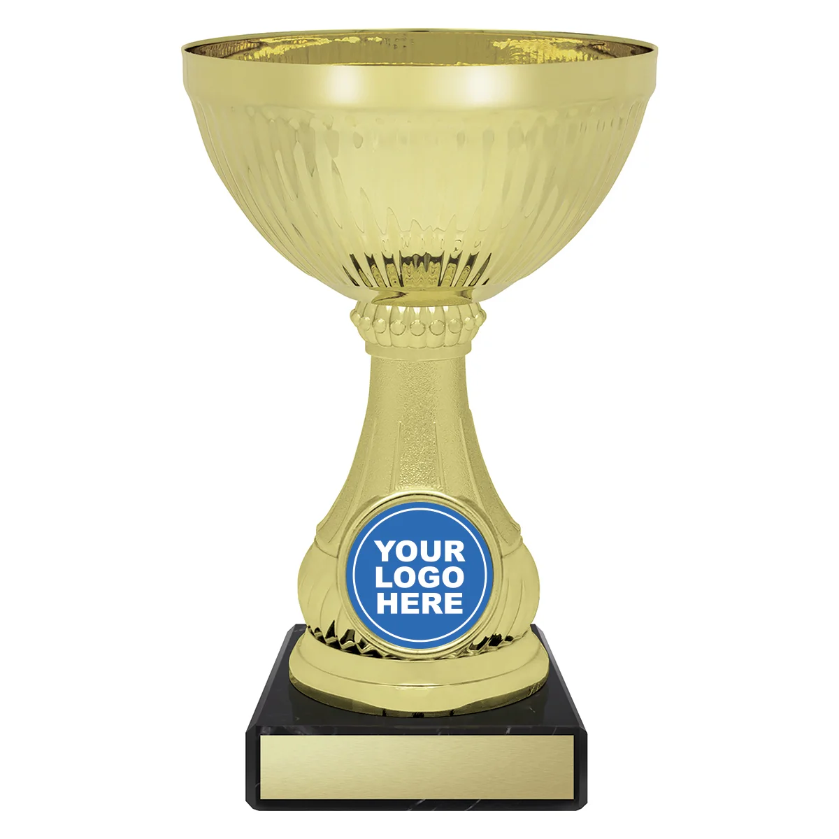 cup152a-gold Gold gold lucca with plastic / metal / marble construction