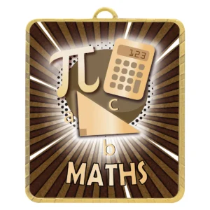 Gold gold lynx medal - maths with metal construction