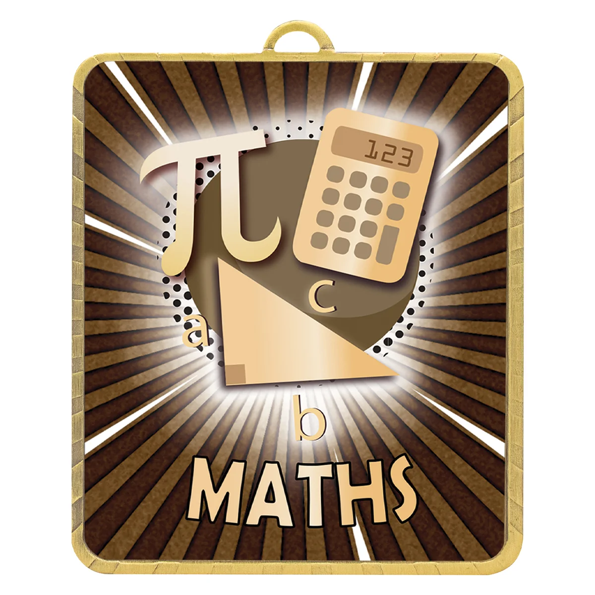 Gold gold lynx medal - maths with metal construction