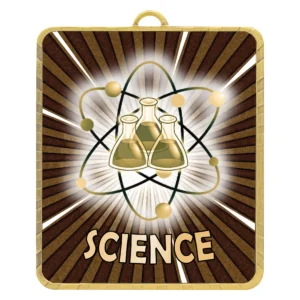 Gold gold lynx medal - science with metal construction