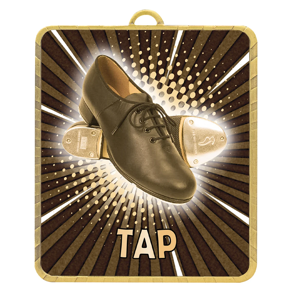 lm321g-gold Gold gold lynx medal - tap with metal construction