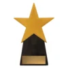 a369a-gold Gold gold star with resin construction