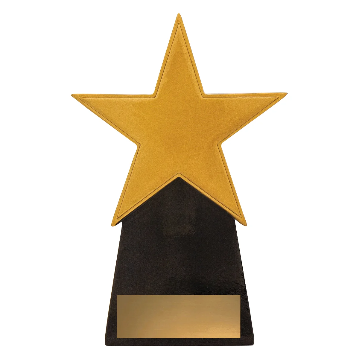 a369a-gold Gold gold star with resin construction