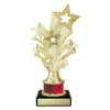 d5200b-red Red gold starburst with plastic / marble construction