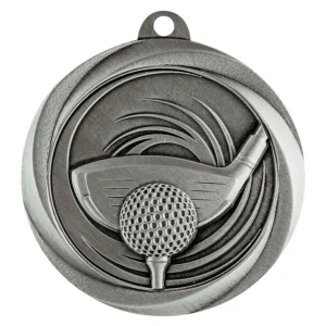 Silver golf econo with metal construction