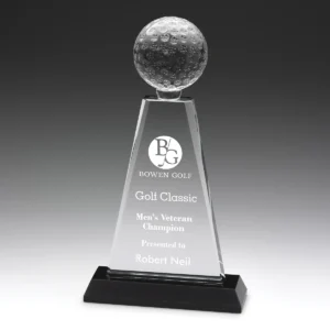 Golf glass integrity with glass construction